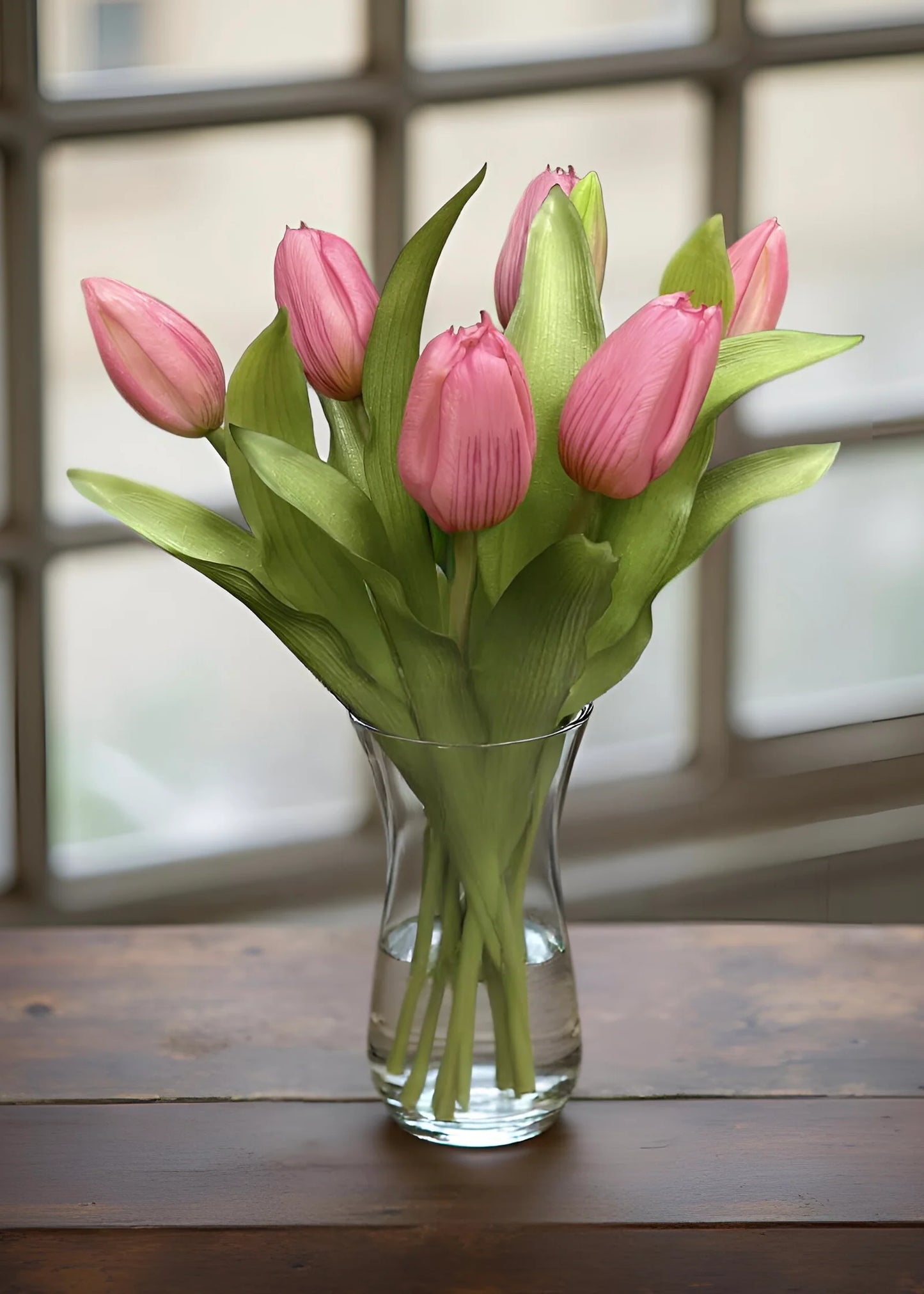 12” Fresh Touch Tulip Bundle - DEEP BLUSH PINK FORMOSA