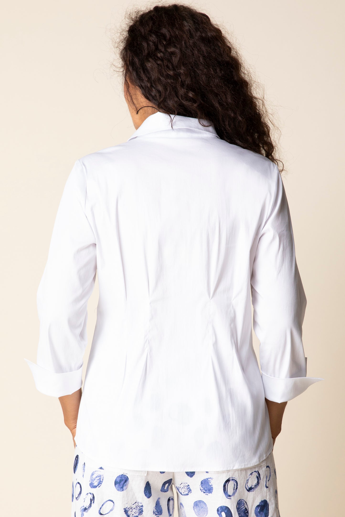 White Seamed Shirt