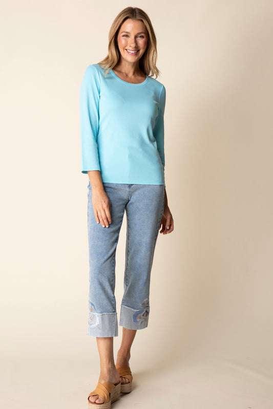 Topaz Everyday Crew Neck Tee