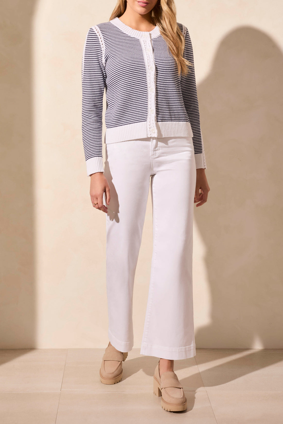 Long Sleeve Cardigan 2117O - Jet Blue