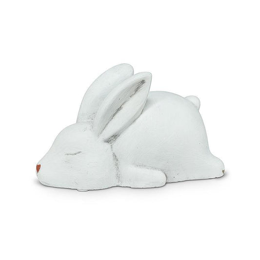 Sleeping White Bunny 6"
