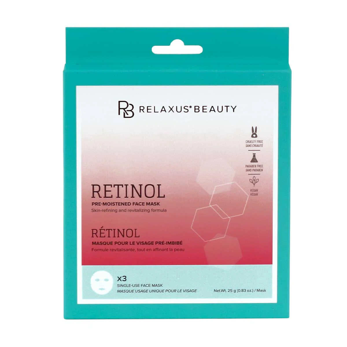 Retinol Face Mask (3 pack)
