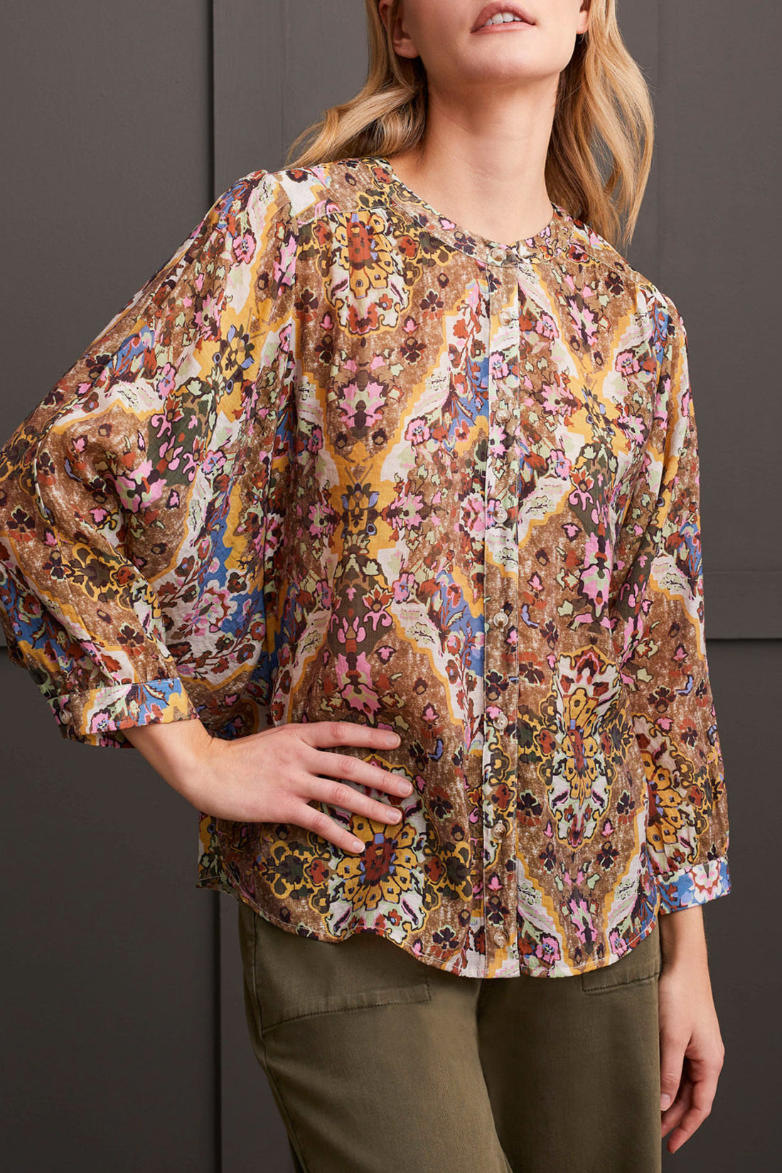Dolman Slv Wide Blouse-5539O