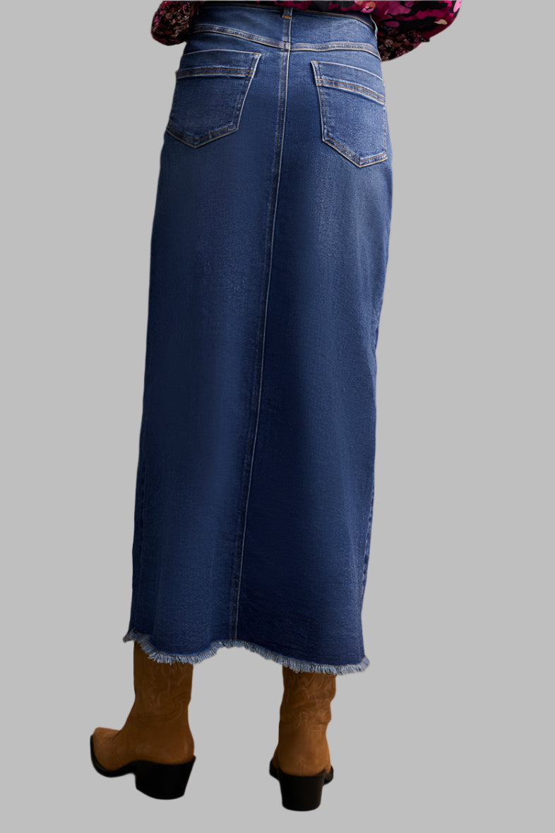 5-Pocket Long Maxi Skirt-5598O