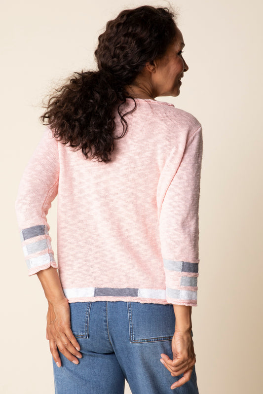 Blush Mosaic Pullover