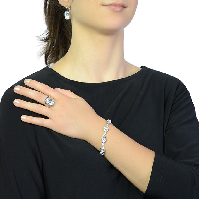 Nina Bracelet Small Teardrop B2162 Denimblue