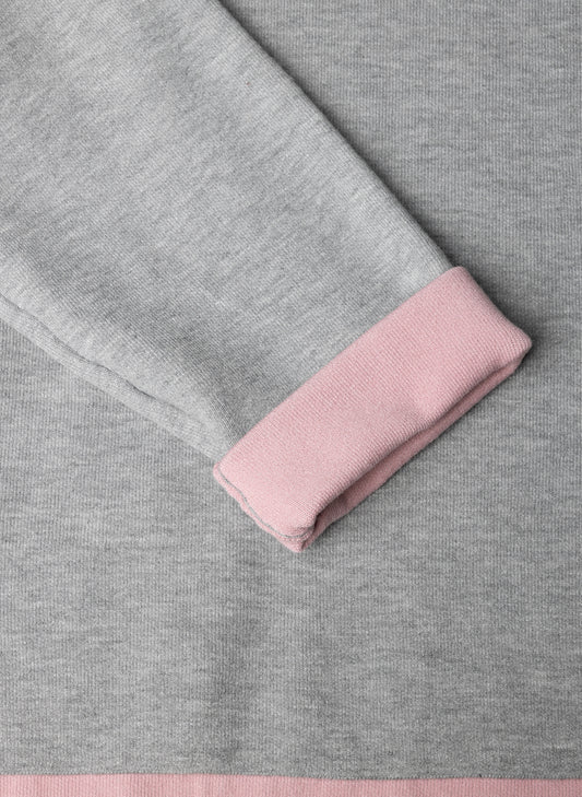 Brenna Top 11082 - Light Grey/Melange