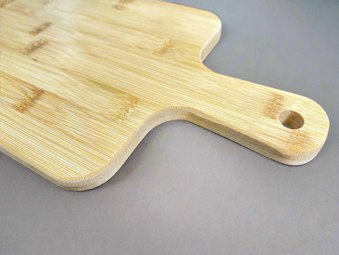 Wood Cutting Board with Handle 16" x 8"