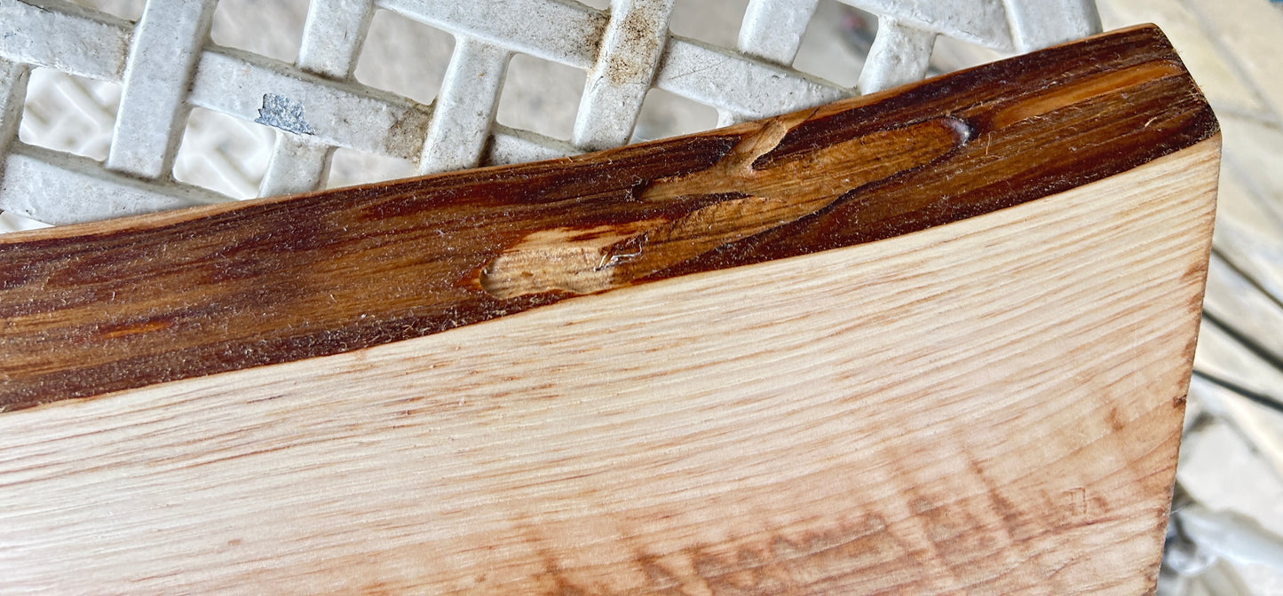 Maple Charcuterie Board w/ Copper Ring in Handle 29" x 5.5" x 1"