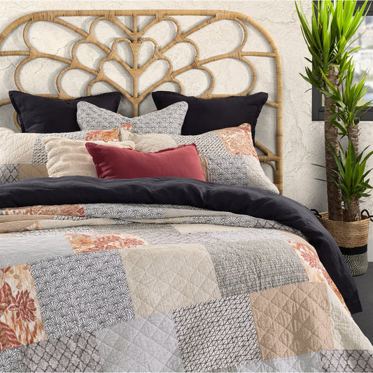 5 Piece Set - Mocha Quilt 1023104 KING