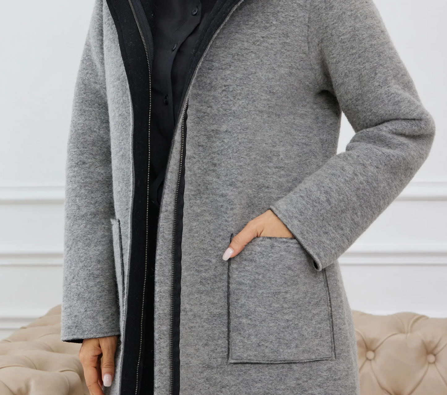 Long Jacket - GREY