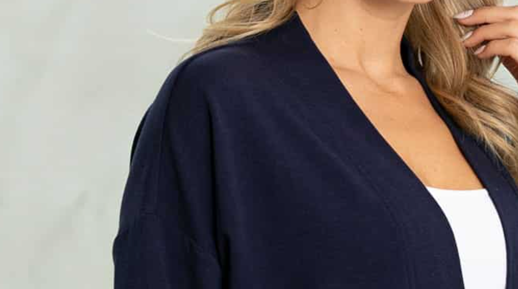BOYFRIEND CARDIGAN NAVY
