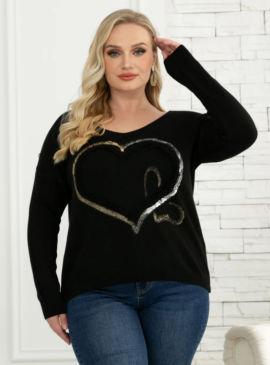 Aphrodite Sweater- BLACK