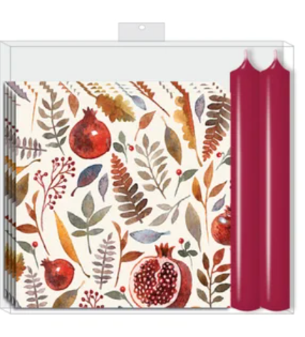 Napkin & Candle Gift Set