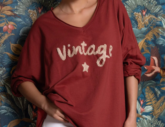 Vintage French terry - RUST