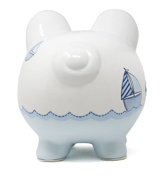 Triple Sailboat Piggy Bank 36891