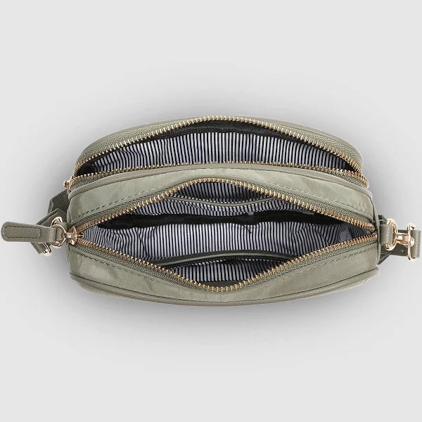 Cali Nylon Crossbody Bag Black