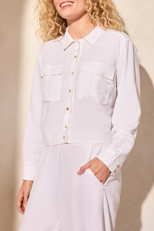 Long Sleeve Jacket 2152O - White