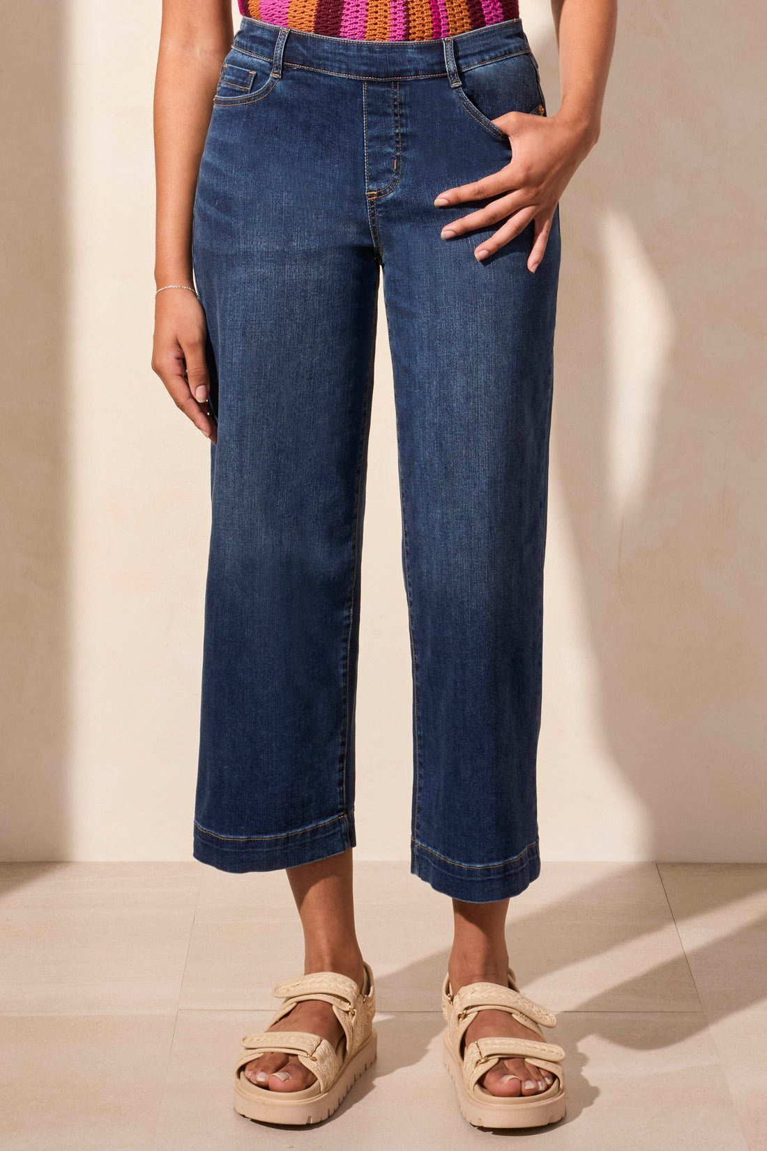 Audrey Pull-on Flare 5708O - Stormyblue