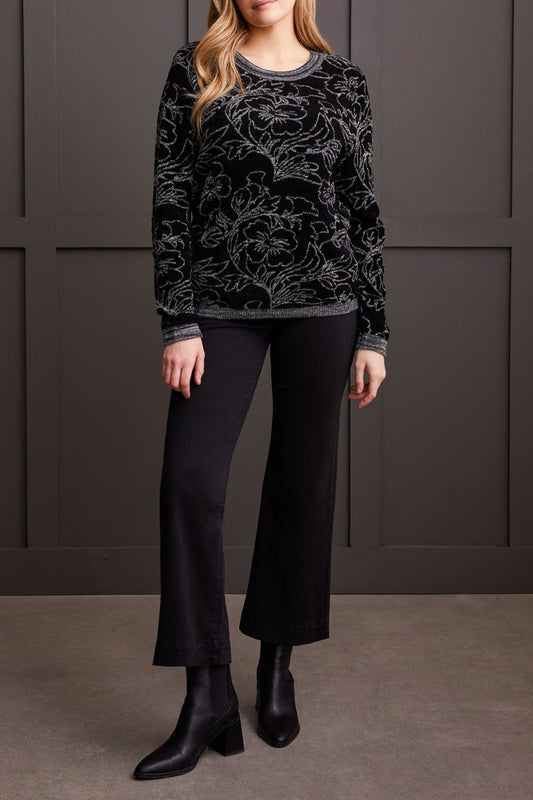 L/s Scoop Neck Sweater 1958O - Black