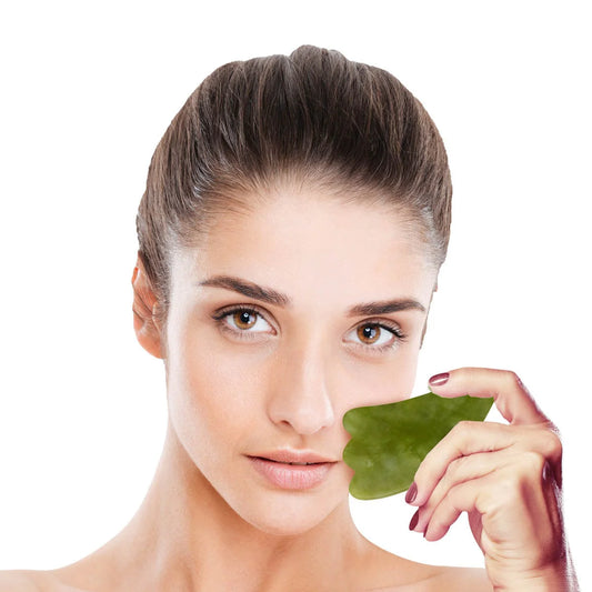 Jade Gua Sha Facial Detox 3 piece set
