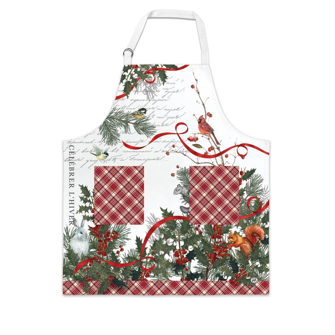 Winter Woodland Apron w/ Pockets