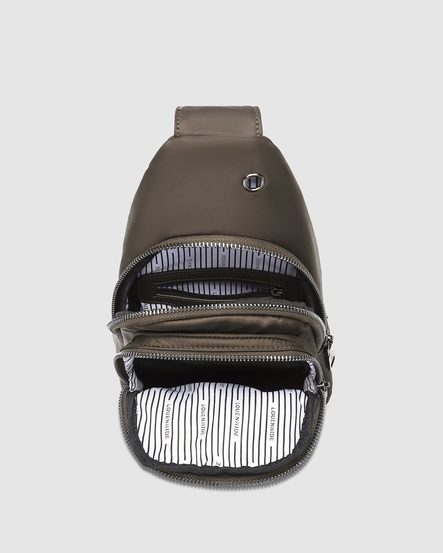 Boyd Nylon Sling Bag - Chocolate