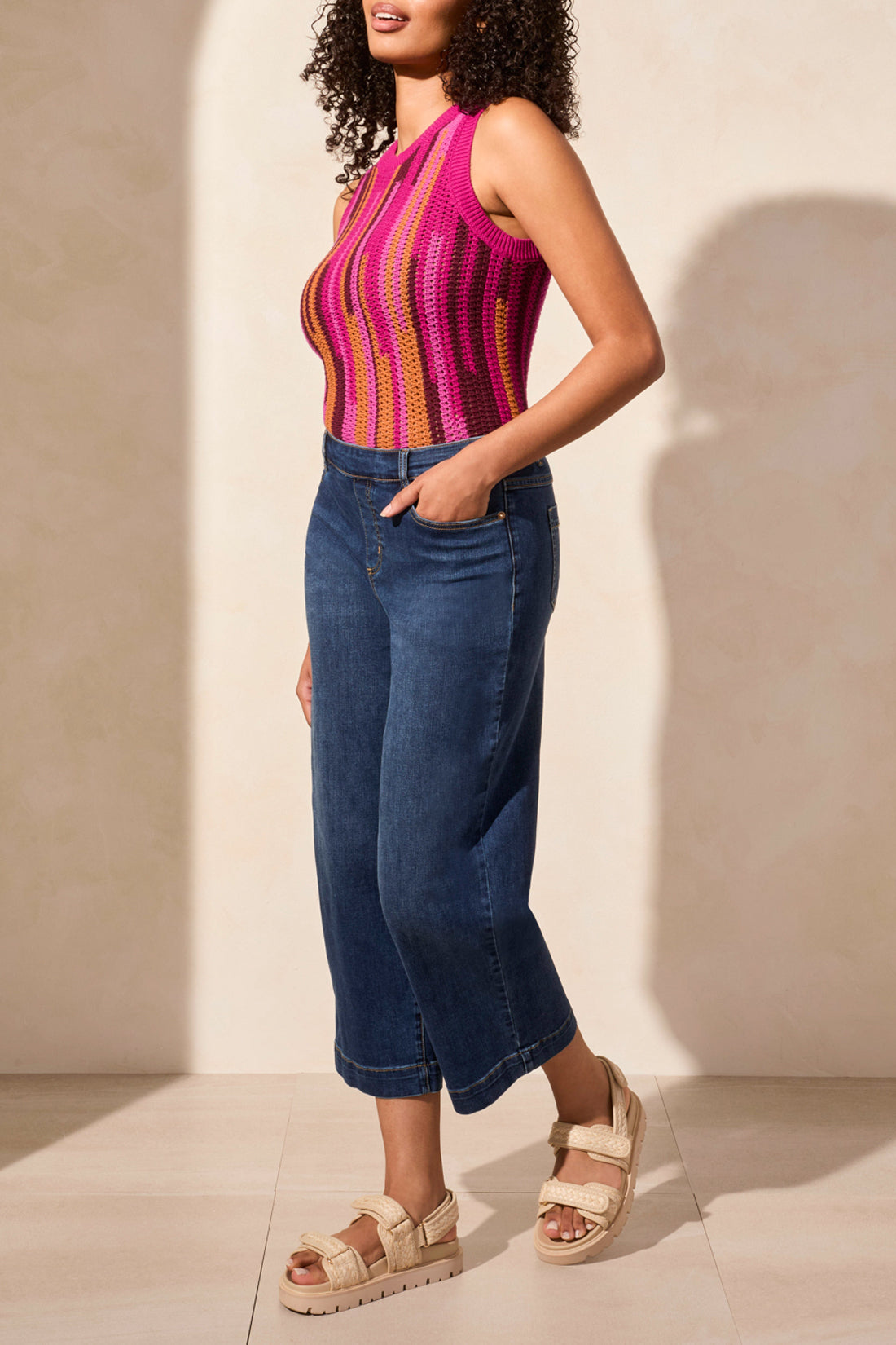 Audrey Pull-on Flare 5708O - Stormyblue