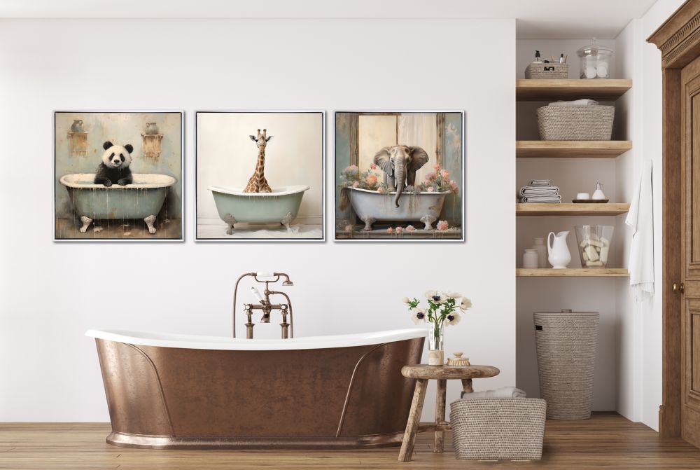 Bathroom Animals Panda XWBG2423