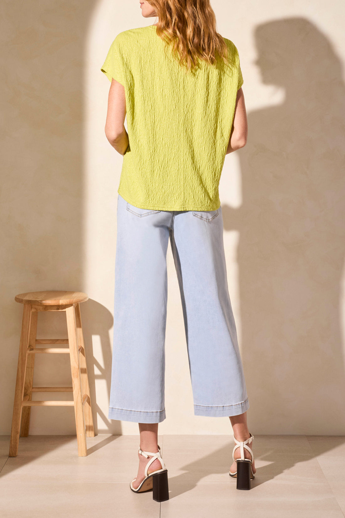 Cap Sleeve V Neck 2112O - Avocado