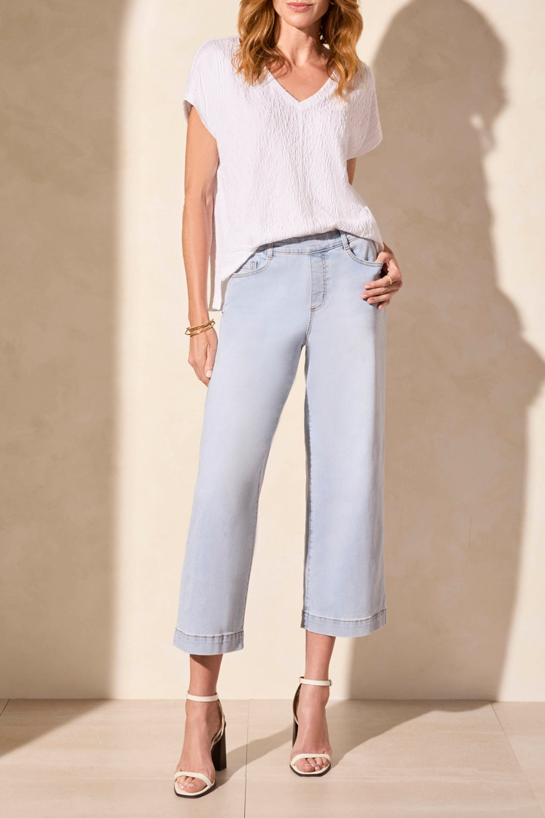 Audrey Pull-on Flare 5708O - Lt Surf