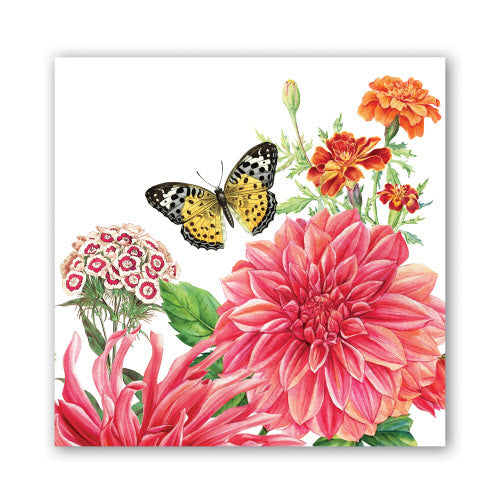 Dahlias Luncheon Napkin