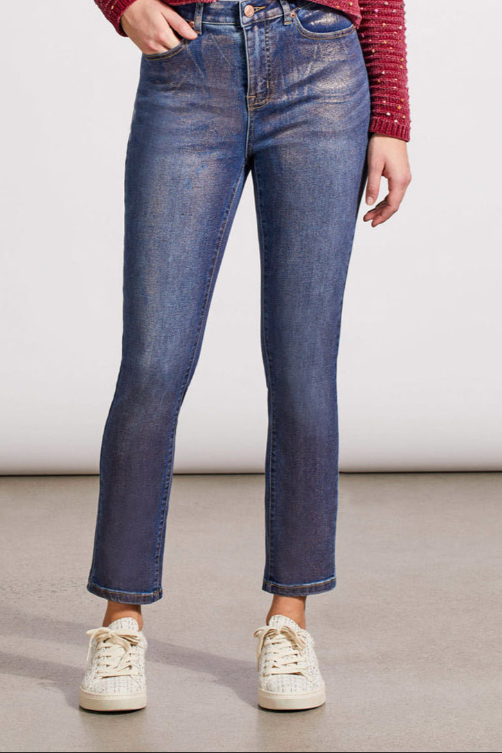 Sophia Slim Ankle Pant-Rose Gold-5678O