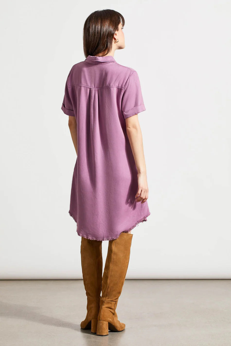 Pop Over Shirt Dress-5657O