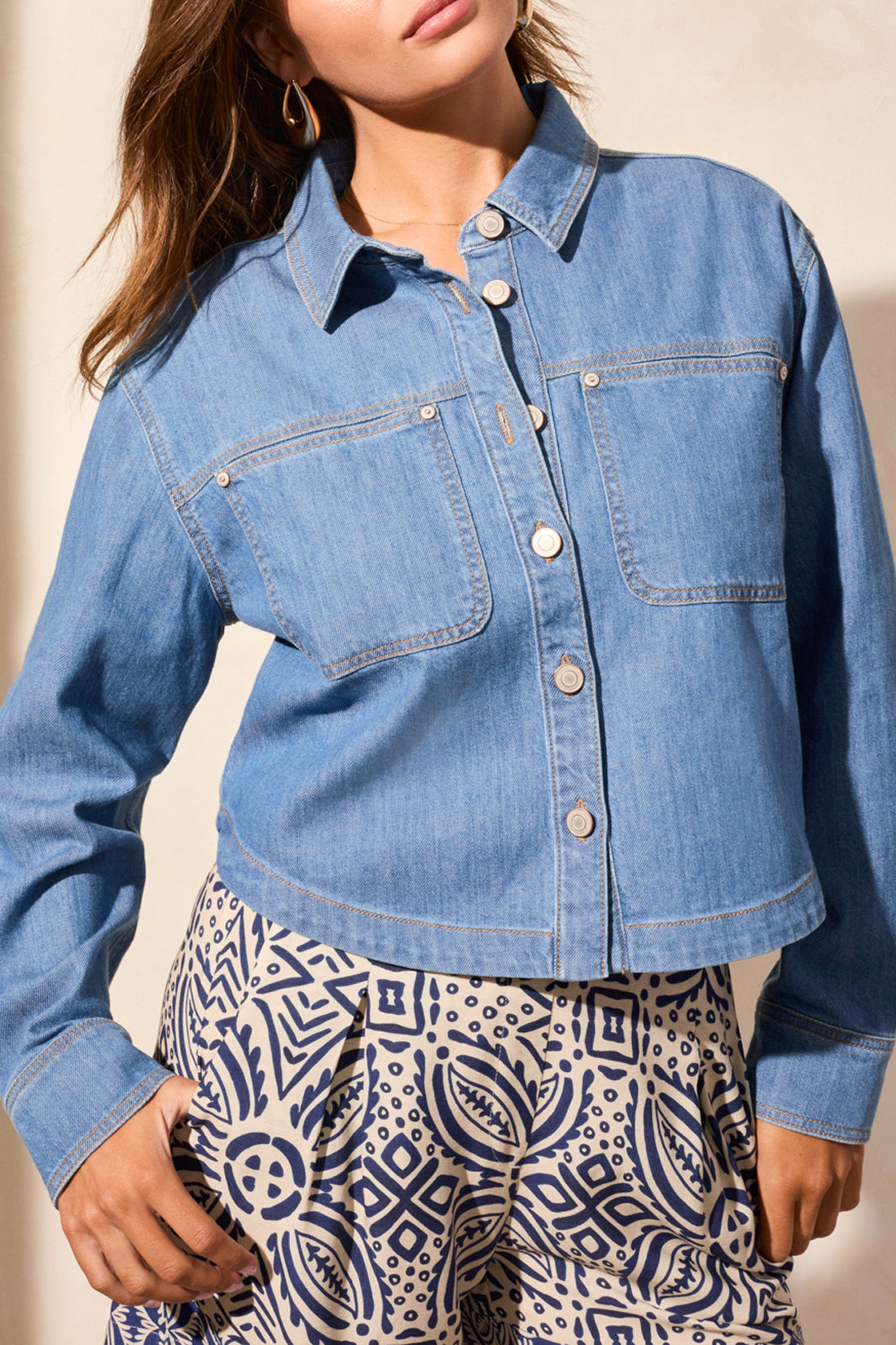 Light Demin Coat 5743O - CoastLine