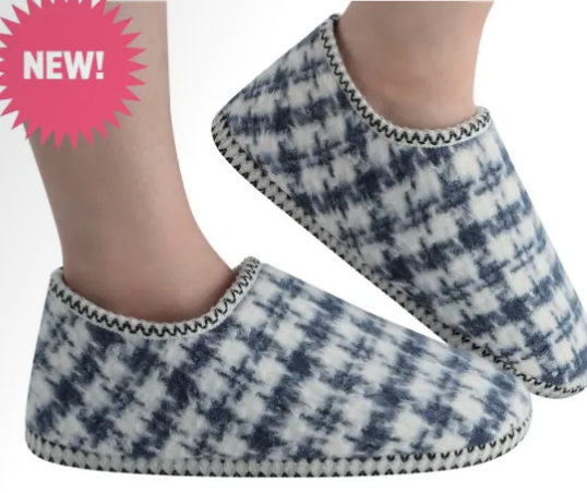Ladies Cabin Bootie Houndstooth