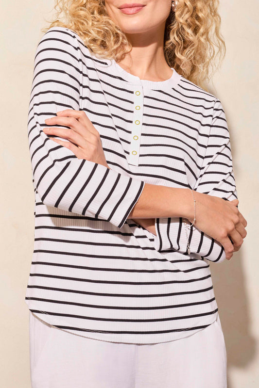 3/4 Sleeve Henley 2181O