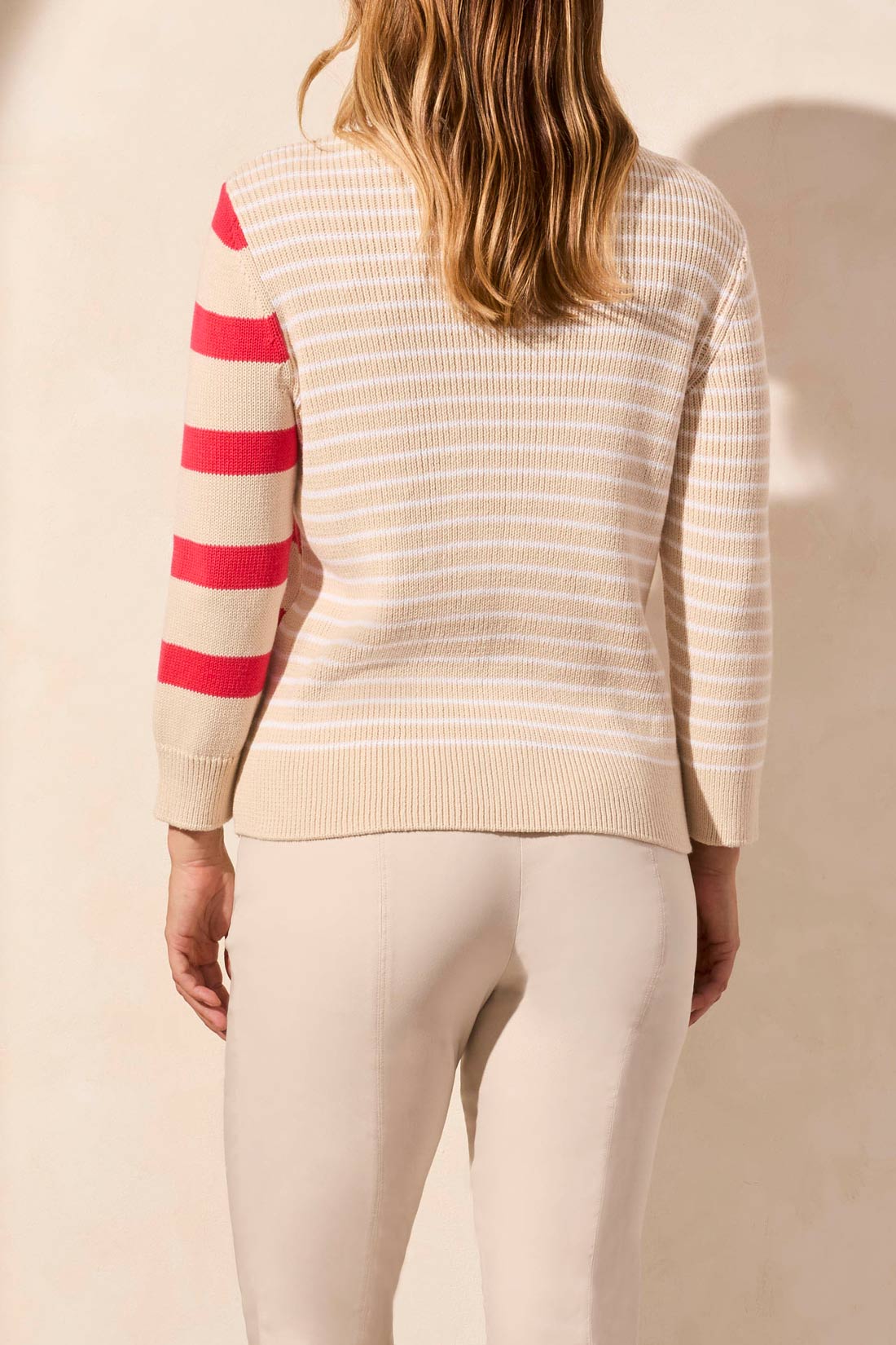3/4 Sleeve Sweater 2159O - Teaberry