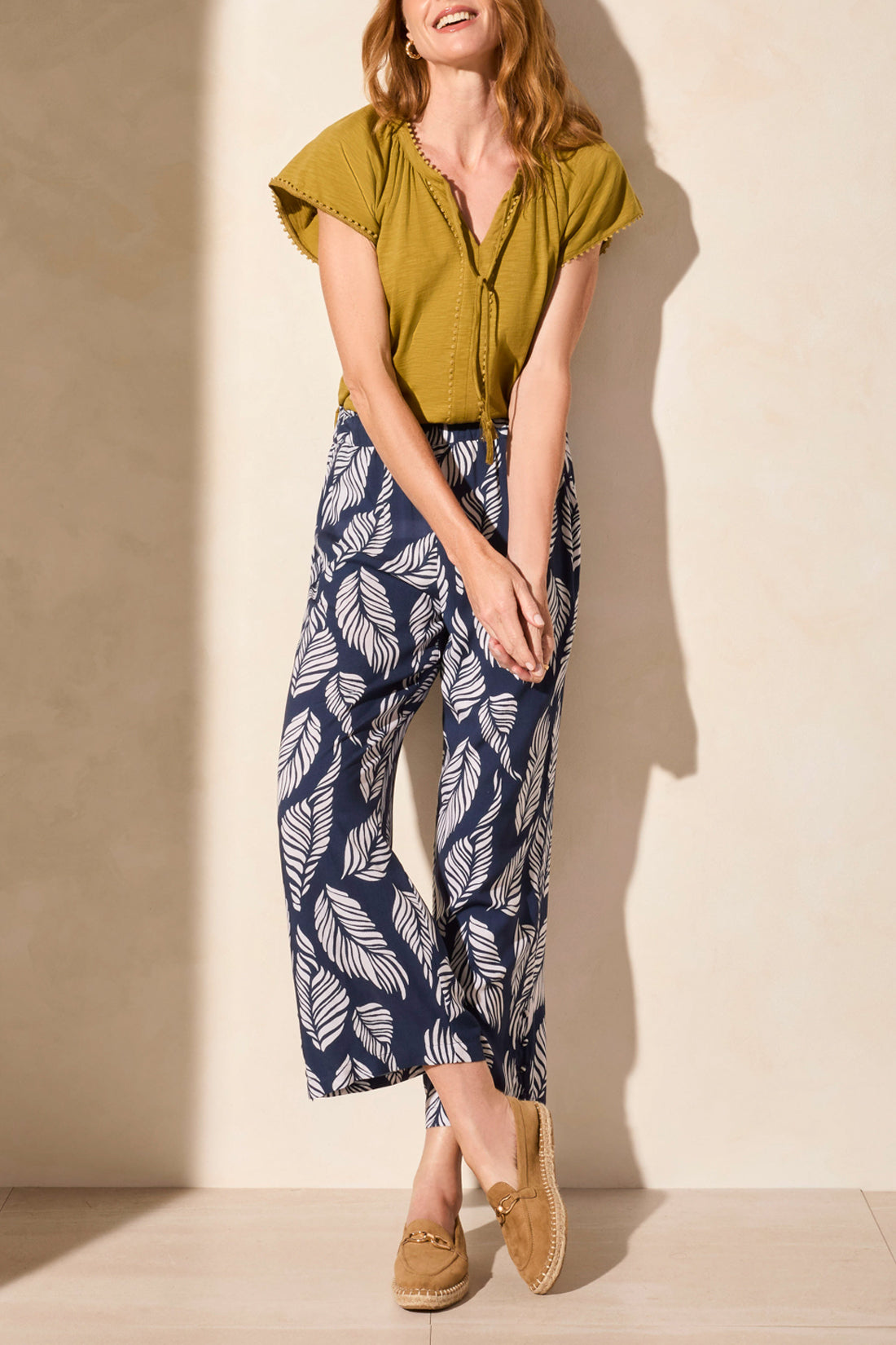 Pull on Ankle Pant 2156O - Indigo