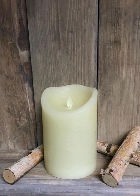 LED Ivory 4x6 Candle