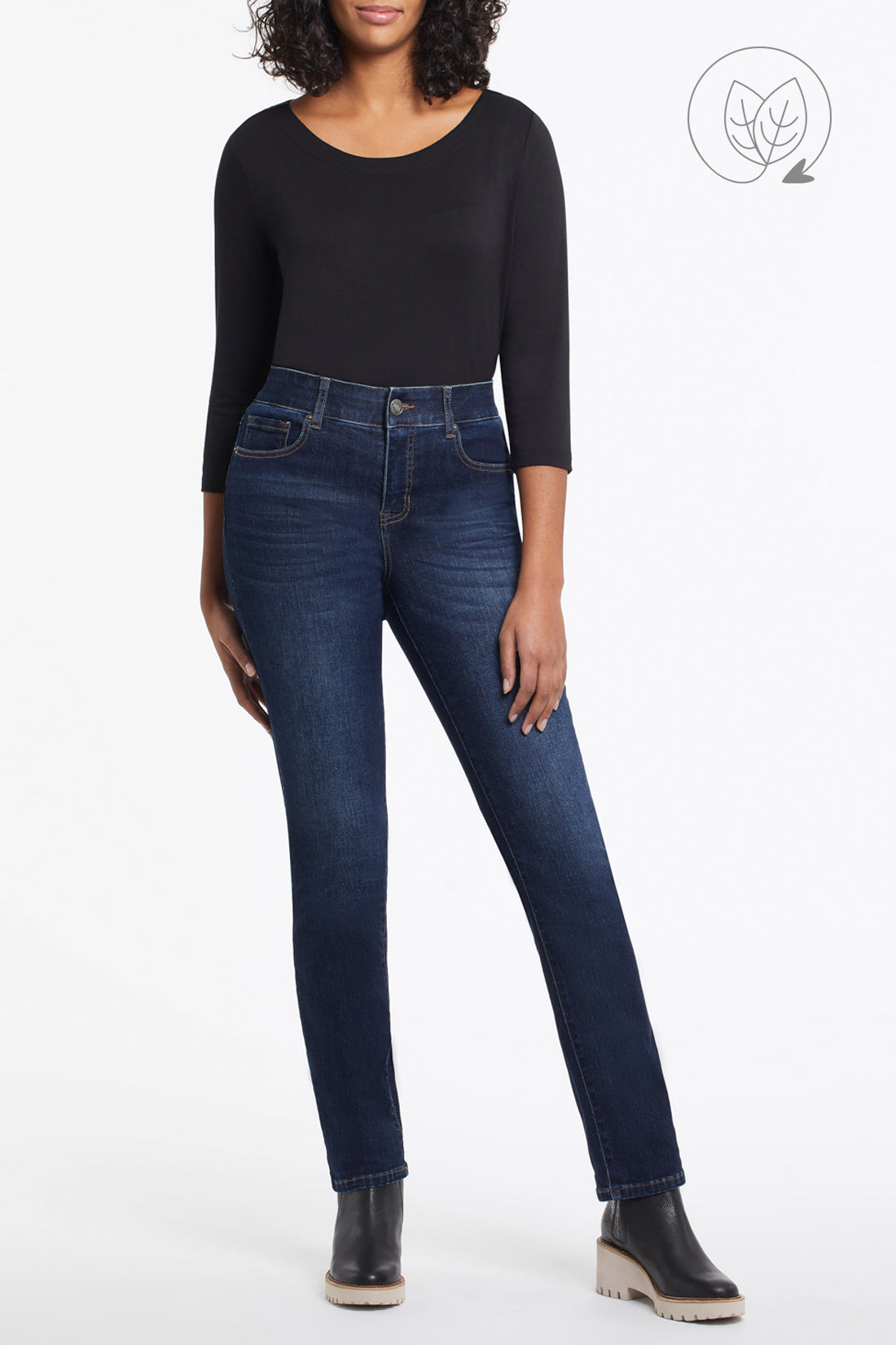 Sophia 5pkt Straight Leg Petite 7572U Deep Ocean