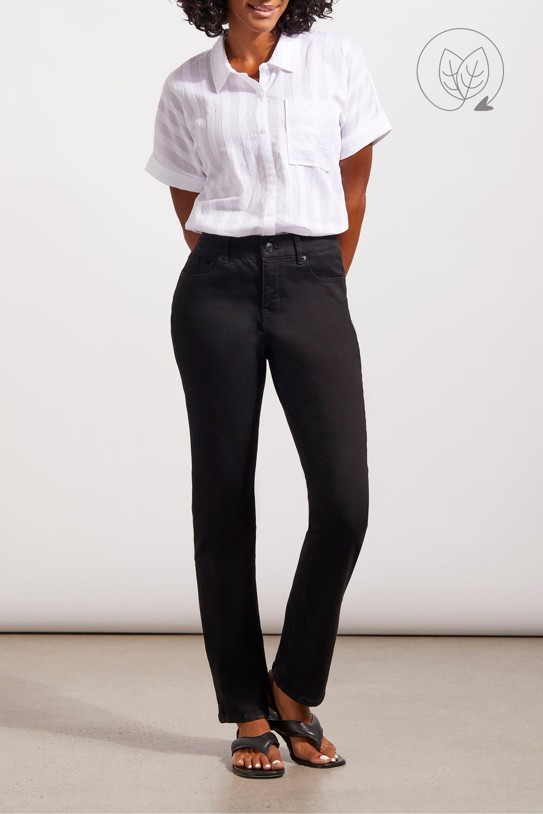 32" Sophia 5pkt Straight Leg 7572O BLACK