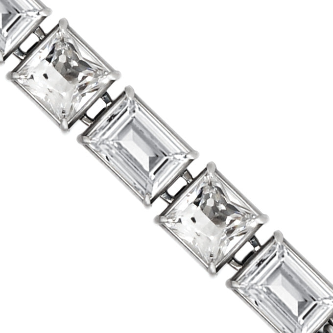 Beth Crystal Antique Silver