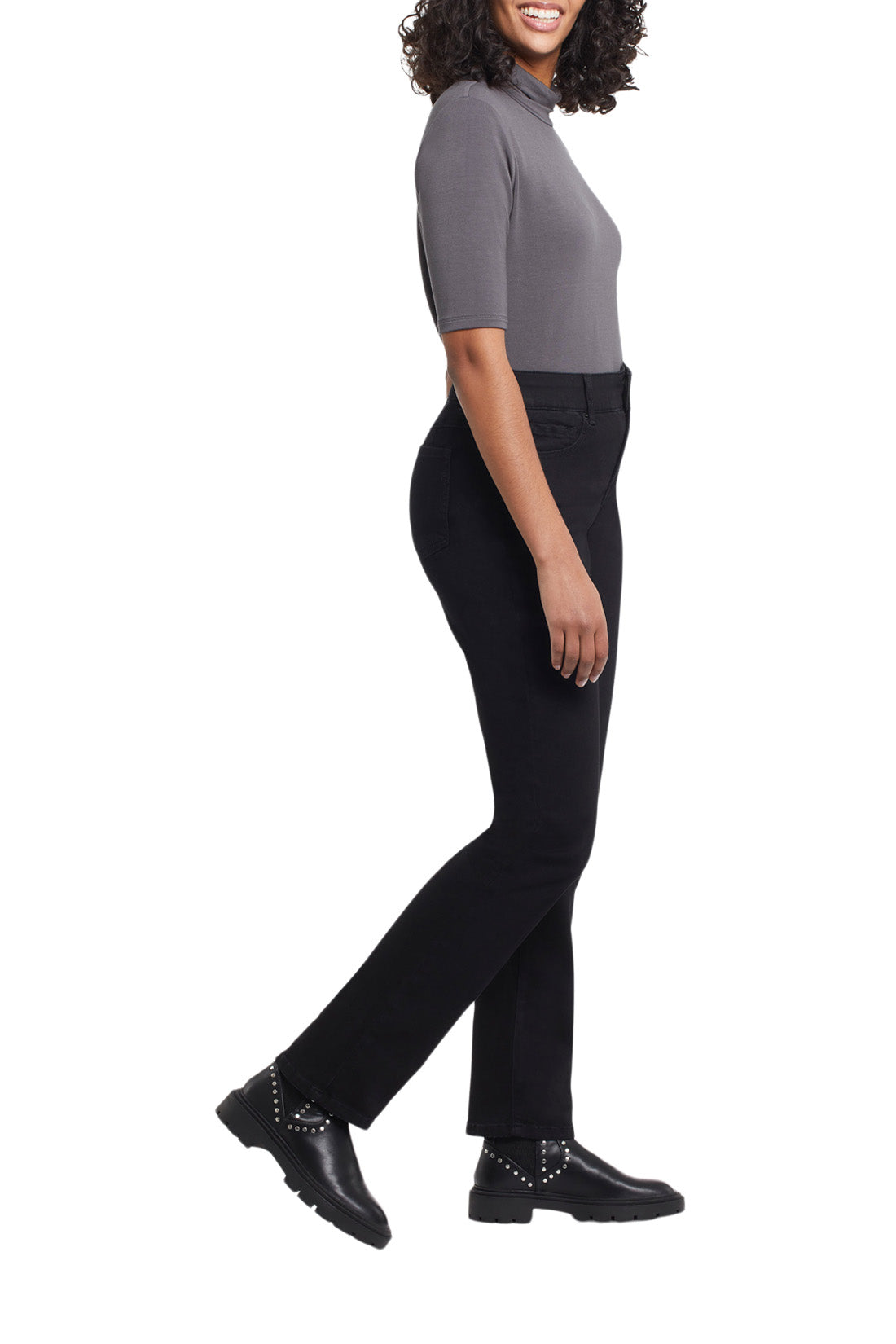 Sophia 5pkt Straight Leg Petite 7572U BLACK