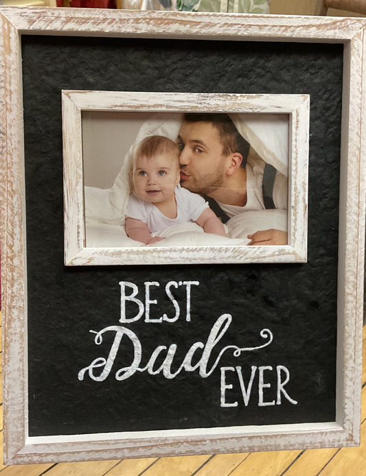 6X4 Wd. Frame-Best Dad Ever - AHF969D