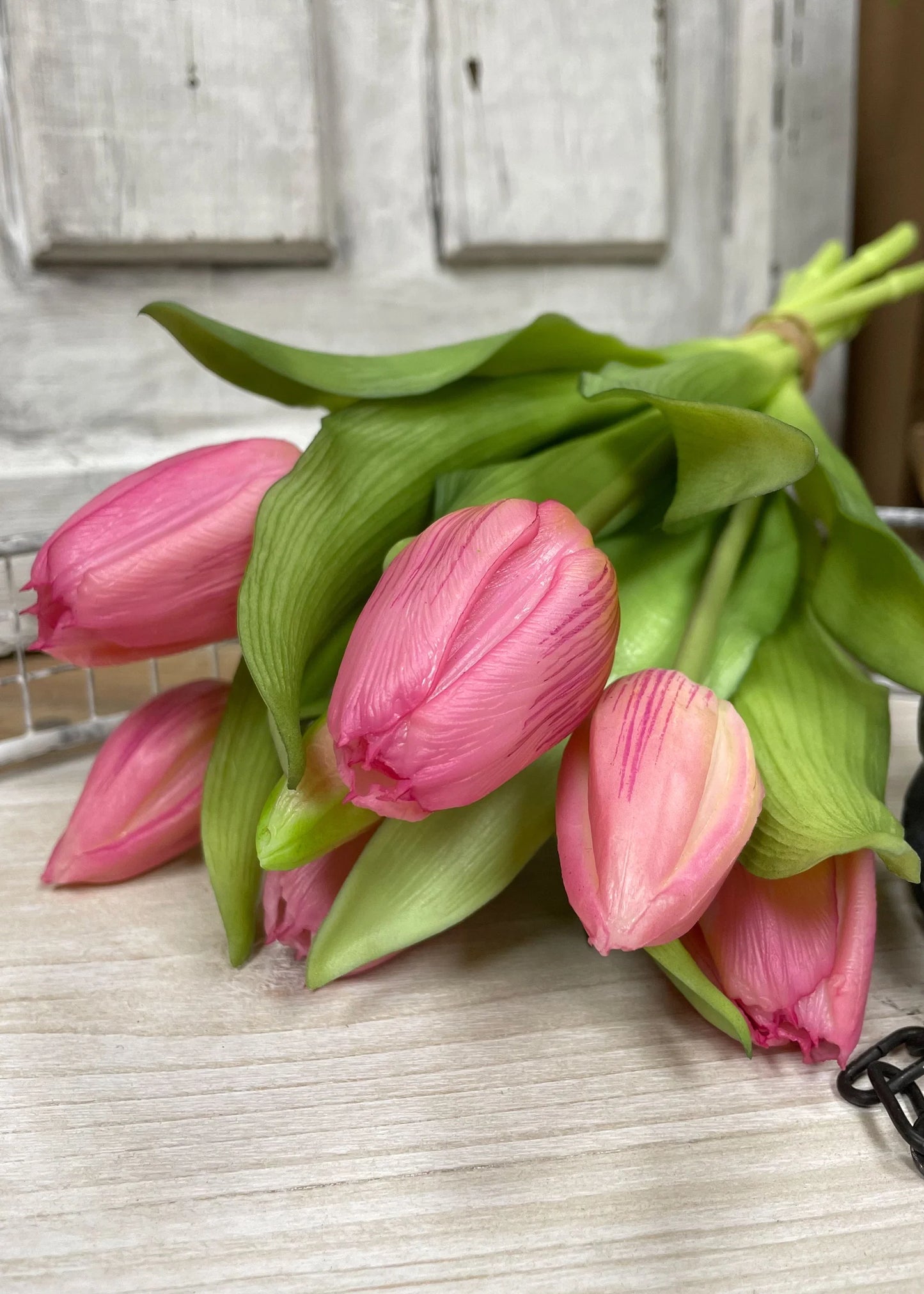 12” Fresh Touch Tulip Bundle - DEEP BLUSH PINK FORMOSA