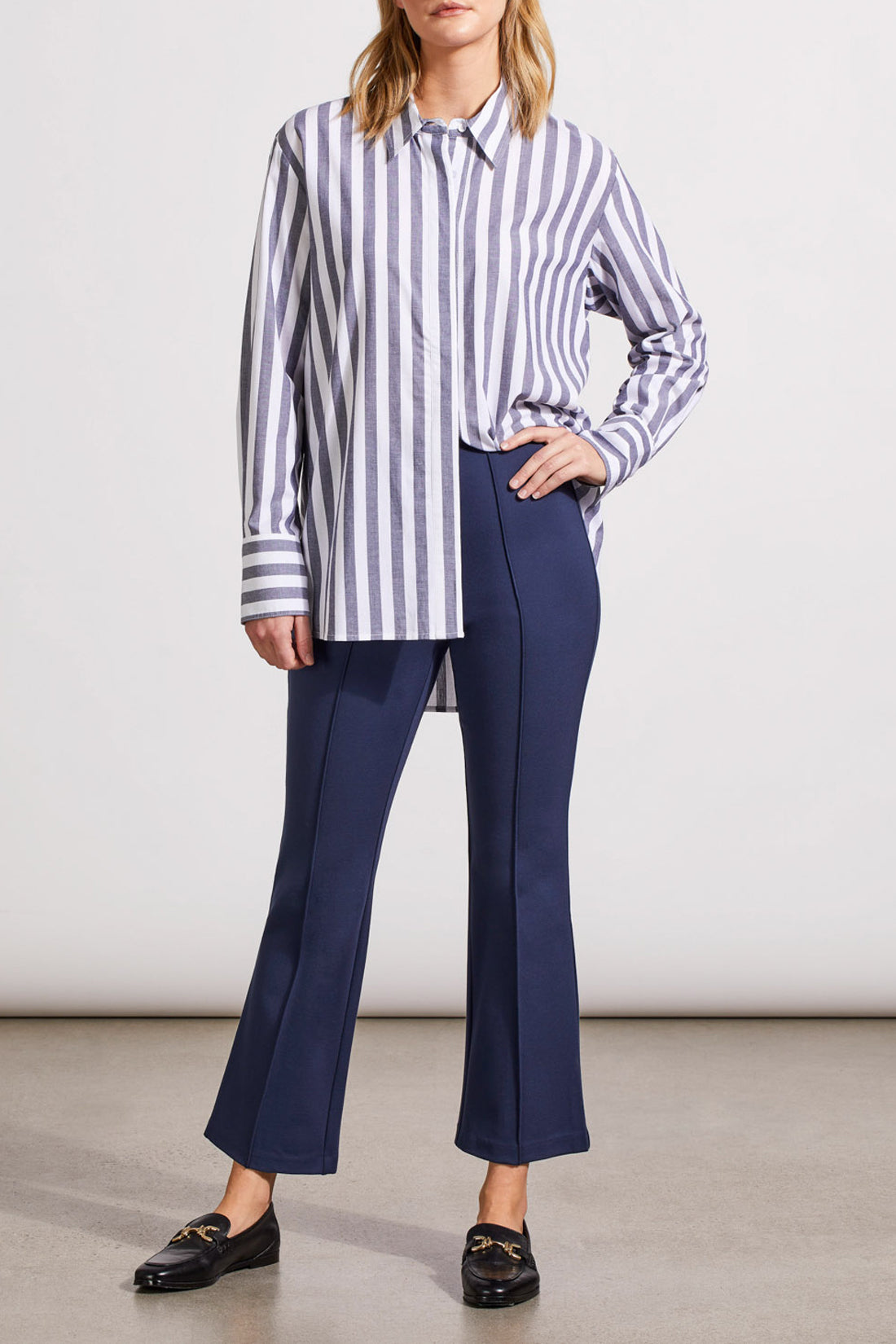 Pull On Ankle Pant - Sapphire - 1545O
