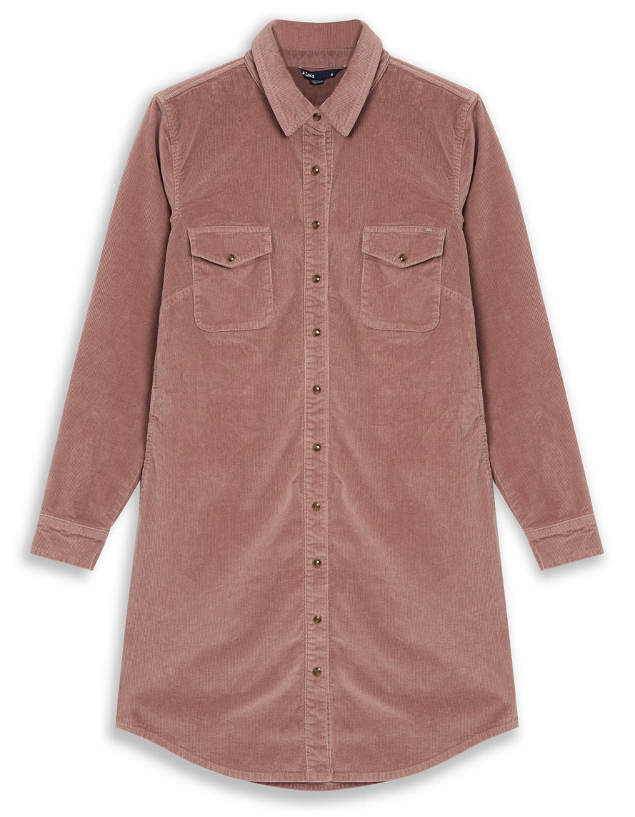GIANNA - SHIRT DRESS WITH POCKETS