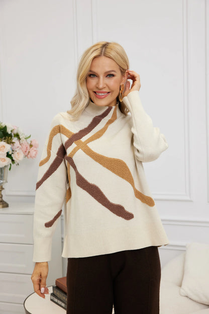Addison's Texture Sweater Vanilla