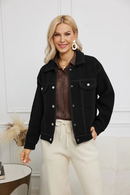 The Sherrif Jacket - BLACK